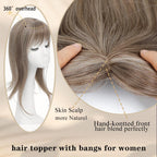 Hair Toppers for Women with Bang Hair Clip with Thinning Hair Wigs Hair Piece