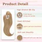 Hair Topper with Bangs Hair Clip 360° 3D Cover Fluffy Wigs Hair Piece with Thinning Hair