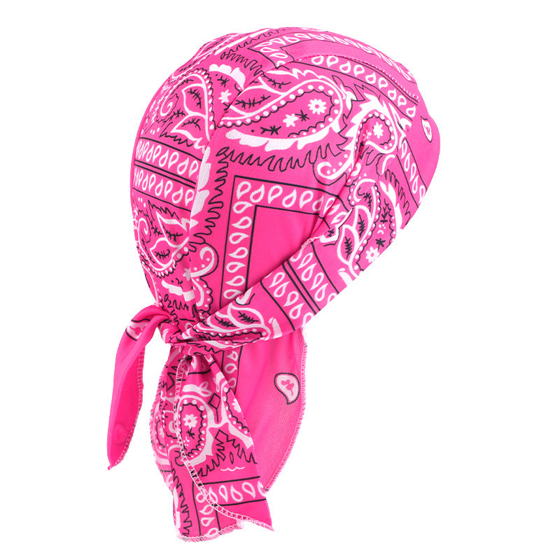 Camouflage elastic pirate hat men's and women's headscarf hat hip hop hip hop ribbon toe cap JDD-09C