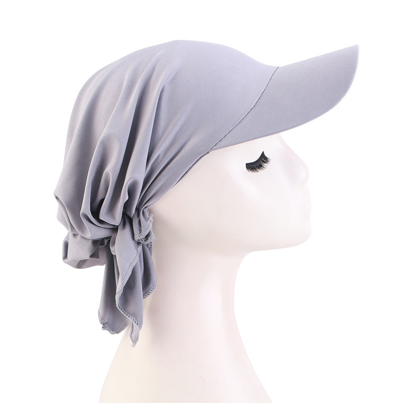 Spring and Summer Style Cashew Print Brimmed Baseball Cap Outdoor Sunshade Headwrap Ethnic Cloth Hat Jdt-234C