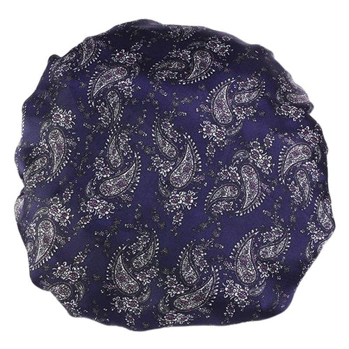 Amoeba wide-brimmed elastic hair band nightcap satin round CAP Beauty hair cap shower cap satin bonnet