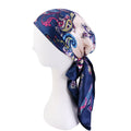 Amazon satin professional square scarf artificial silk printed wrap scarf ethnic style headscarf cap JDWJ-28
