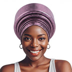 Cross-Border Sourcing Headscarf Hat, Multi-Layered Three-Dimensional Sponge Gold-Stamped Headscarf Hat, Ethnic Style Clothing Hat Jdt-514