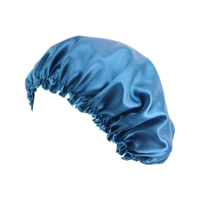 Satin lace nightcap women's round cap hair care CAP Beauty hair cap TJM-250