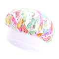 Cross-border children's cartoon colored nightcap dinosaur print baby headscarf hat hair care cap JDKB-21A-5