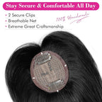Human Hair wigs Pieces 6 Inch Hair Toppers Top Hair Extensions