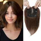 Real Human Hair Topper10 inch Women for Thinning Hair Swiss Base  Hairpiece