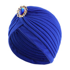 Cross-border new alloy diamond accessories Indian cap retro ethnic headscarf cap chemotherapy cap JDT-12J