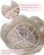 Hair Topper Short Pixie Cut Pieces for Women with Thinning Human Hair Wigs