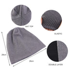 Winter cotton waffle pullover cap moon cap pile long cap nightcap TTM-132