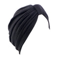 European and American Popular High-Elastic Bubble Fabric Knotted Headscarf Hat, Ethnic Hat, Turban, Chemotherapy Hat, Headscarf Hat