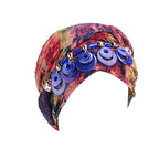 Customized Logo Bali Yarn Necklace Scarf, Ethnic Style Tie-Dye Headscarf Hat, Head Wrap Scarf Wj-22