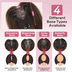 Real Human Hair Topper 10 inch Women Hair Toppers for Thinning Hair Light Grey Wigs