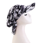 Spring and Summer Style Cashew Print Brimmed Baseball Cap Outdoor Sunshade Headwrap Ethnic Cloth Hat Jdt-234C