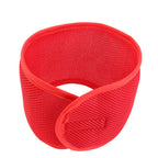 Women's Velcro Beauty Sports Headband Adjustable Face Wash Headband Solid Color Amazon Headband