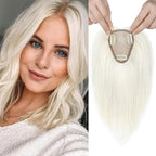 Real Human Hair Topper10 inch Women for Thinning Hair Swiss Base  Hairpiece