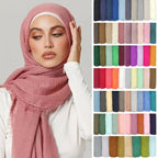 Breathable cotton and linen headscarf, bubble gauze scarf, wrapped headscarf, headscarf cap JDWJ-32