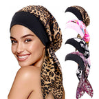 Cross Border Hat Stretch Wide Rim Nightcap Headwear Hair Care Hat JDT-329C