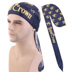 Factory Direct Sales Silk Strap Pirate Hat Turban Hat Bag Turban Custom Printed Logo Cross-Border Hat
