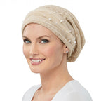 Spring and Autumn New Style Beaded Mesh Cotton Pullover Hat, Headscarf Hat, Head Wrap Cross-Border Hat Jdu-151