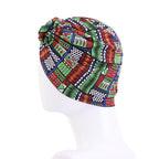 Bohemian style donut turban hat knotted pullover cap ethnic hat TJM-342