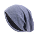 Winter cotton waffle pullover cap moon cap pile long cap nightcap TTM-132