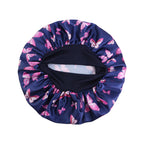 New Butterfly Print Elastic Sleep Cap, Satin Nursing Cap, Head Wrap Hat, Cross-Border Hat Jdb-301A-6