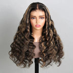 C Part Design Pre-Bleached Knots Human Hair