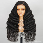 C Part Design Pre-Bleached Knots Human Hair