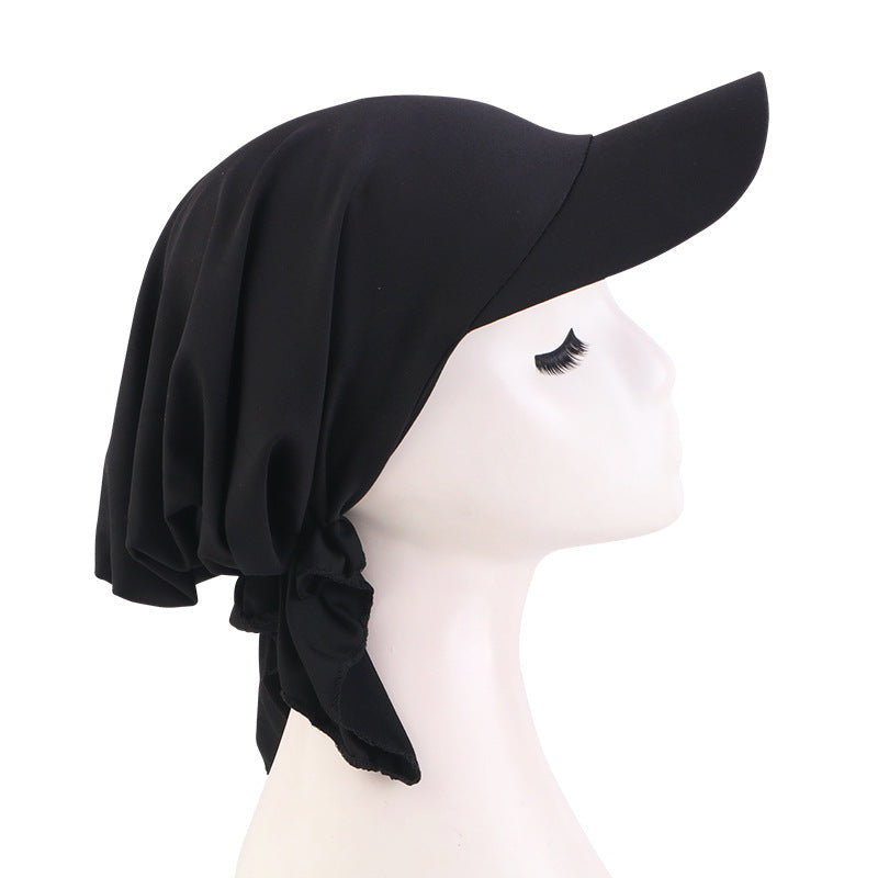 Spring and Summer Style Cashew Print Brimmed Baseball Cap Outdoor Sunshade Headwrap Ethnic Cloth Hat Jdt-234C