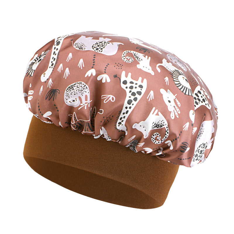 Children's Unicorn Cartoon Latin Nightcap Baby Tapes Hat Hair Conditioners Shower Cap JDKB-21A-2