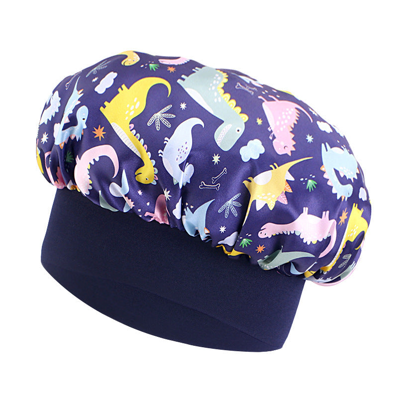Children's Unicorn Cartoon Latin Nightcap Baby Tapes Hat Hair Conditioners Shower Cap JDKB-21A-2