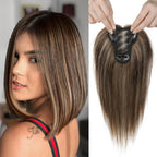 Real Human Hair Topper10 inch Women for Thinning Hair Swiss Base  Hairpiece