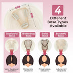 Real Human Hair Topper10 inch Women for Thinning Hair Swiss Base  Hairpiece