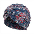 Cross-Border New Style Printed Cross-Twist Hat, Women's Elastic Turban Hat, Indian Hat Jdt-163I