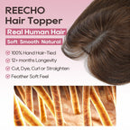 Real Human Hair Topper 10 inch Women Hair Toppers for Thinning Hair Light Grey Wigs