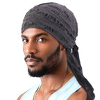 European and American Popular Vintage Ripped Cotton Ribbon Pirate Hat Men's Tape Turban Hat Turban JDT-05-6