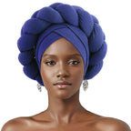 Cross-border supply three-dimensional sponge twist braid headscarf hat African hat ethnic style clothing hat JDT-488A