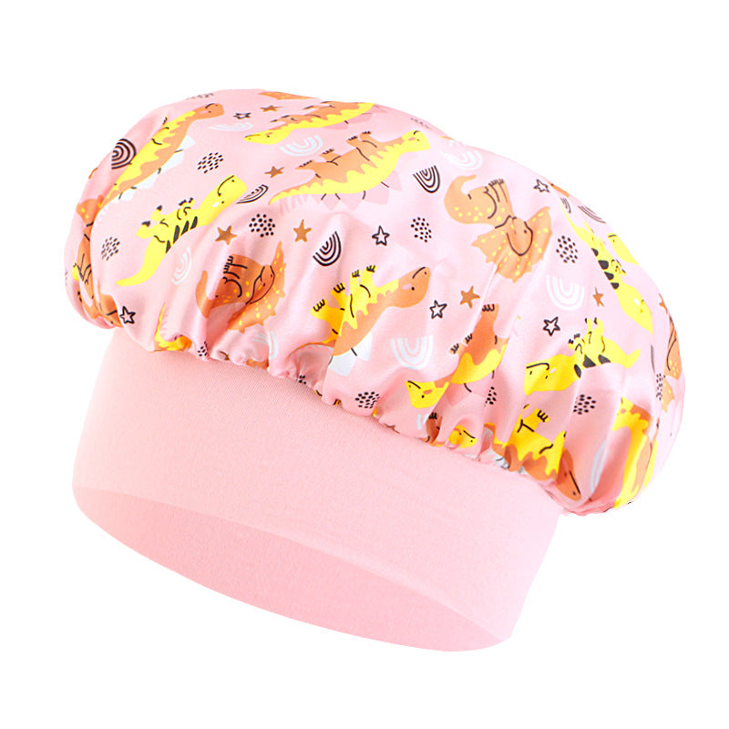 Children's Unicorn Cartoon Latin Nightcap Baby Tapes Hat Hair Conditioners Shower Cap JDKB-21A-2