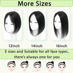 Hair Toppers for Women Real Human Hair 360° No Bangs Upgrade Lace Base Human Hair Toppers