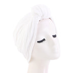European and American popular knotted headscarf cap ethnic style toe cap headscarf pleated Indian hat JDT-421A