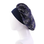 Amoeba wide-brimmed elastic hair band nightcap satin round CAP Beauty hair cap shower cap satin bonnet