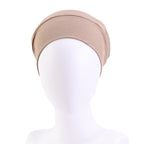 Modal stretch cotton pullover cap lined with Satin double-layer nightcap turban cap chemotherapy hat
