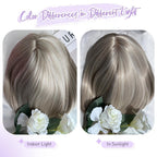 Wigs Hair Topper for Women Short Bob Hair Pieces for Women with Thinning Hair