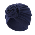 Cross-Border Supply Rose Elastic Turban Hat Ethnic Hat Plaid Cotton Turban Hat Jdt-480C