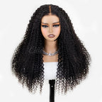 Long Curly Wave Human Hair Wig Top Level